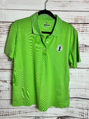 Putterboy Performance 2014 US Open Pinehurst women’s golf shirt green size XL